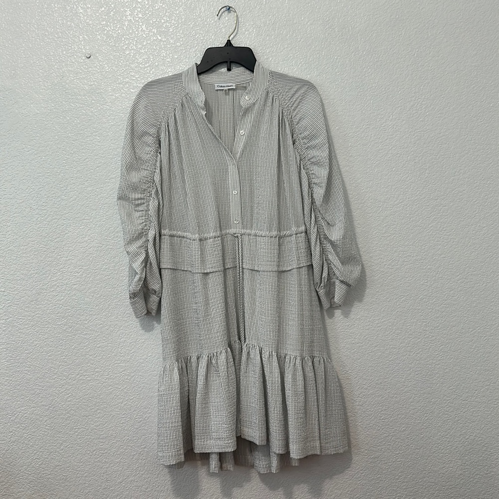 calvin klein • stripped dress